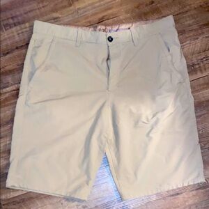 Tony Hawk hybrid shorts- bathing suit shorts men’s 36 lightweight tan